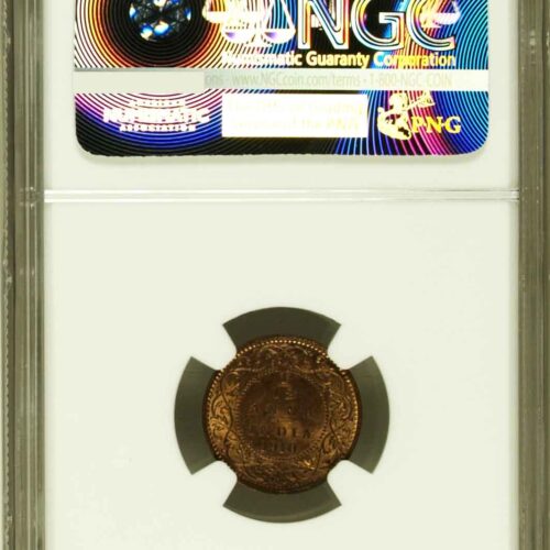 British India 1910 1/12 Anna NGC MS 65