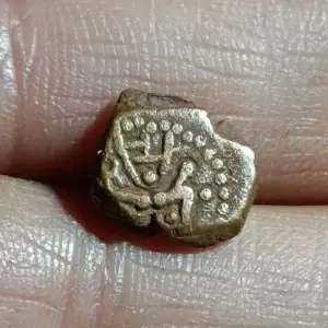 Indo Dutch, Copper, Stuiver, Obv- Facing figure of god Kali