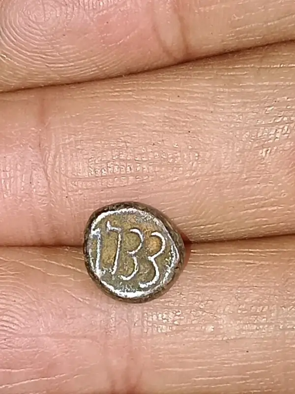 MADRAS PRESIDENCY COPPER CASH 1733 Full Date