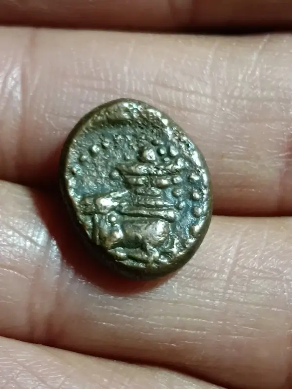 VIJAYNAGAR COPPER KASU Shivaganganayakas, Copper Coin RARE